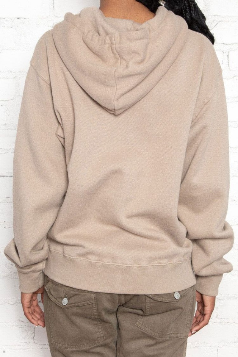 Sweat a Capuche Brandy Melville Christy Kaki | PGA-46358067